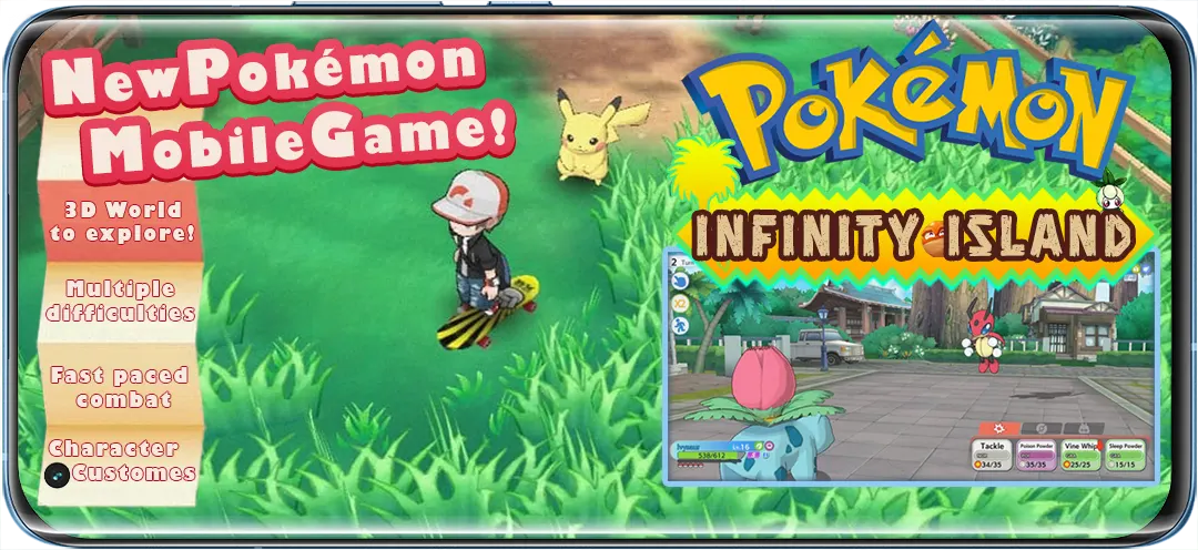 Pokémon Infinity Island - New Pokémon Game for Mobile! - Pokeland Legends