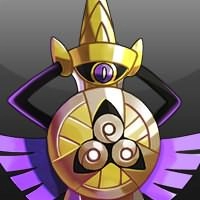 Pokeland Legends Pokédex entry for Shield Form Aegislash